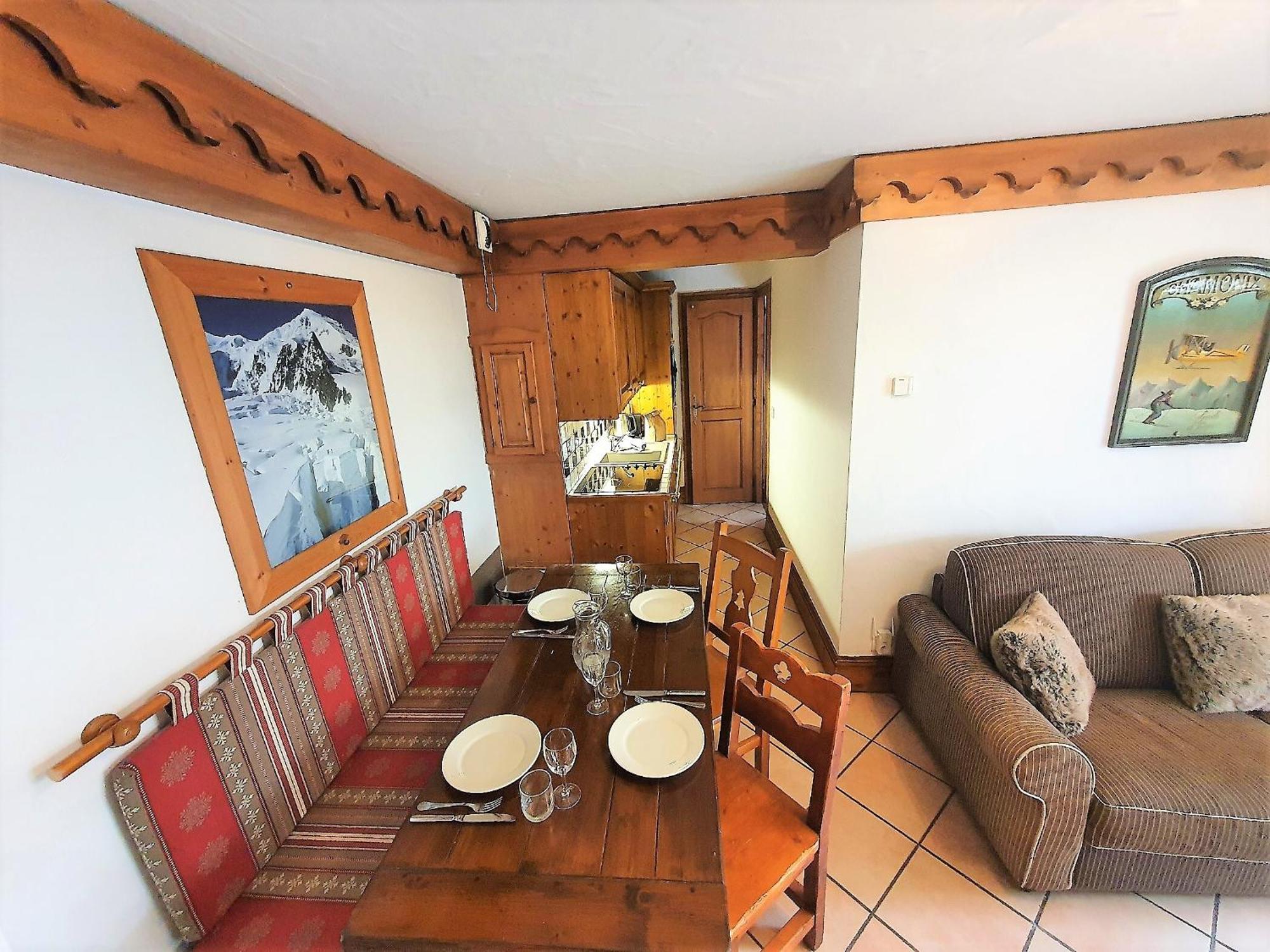 La Ginabelle Vue Montblanc 4 Personnes Lejlighed Chamonix Eksteriør billede